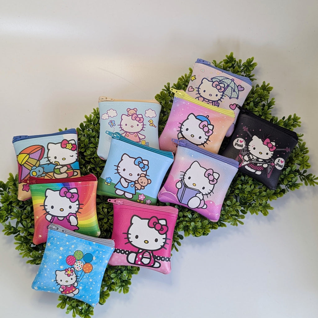 Friendly Kitty Zipper Bags