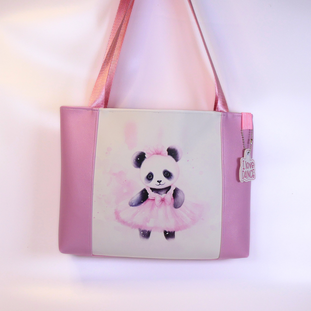 Panda Ballerina Tote Bag