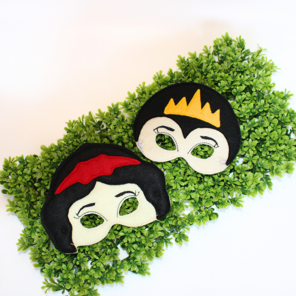 Apple princess felt masks