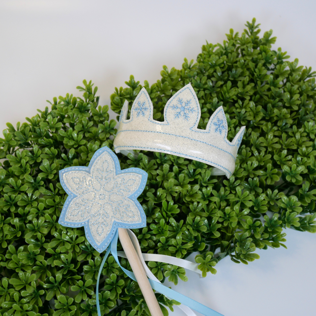 Snowflake Crown and Wand