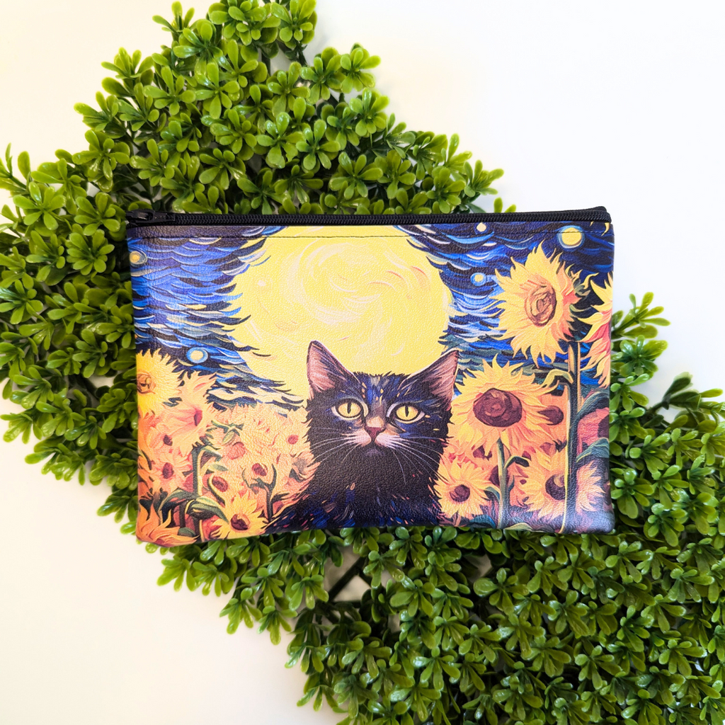 Starry Cat Zipper Bags