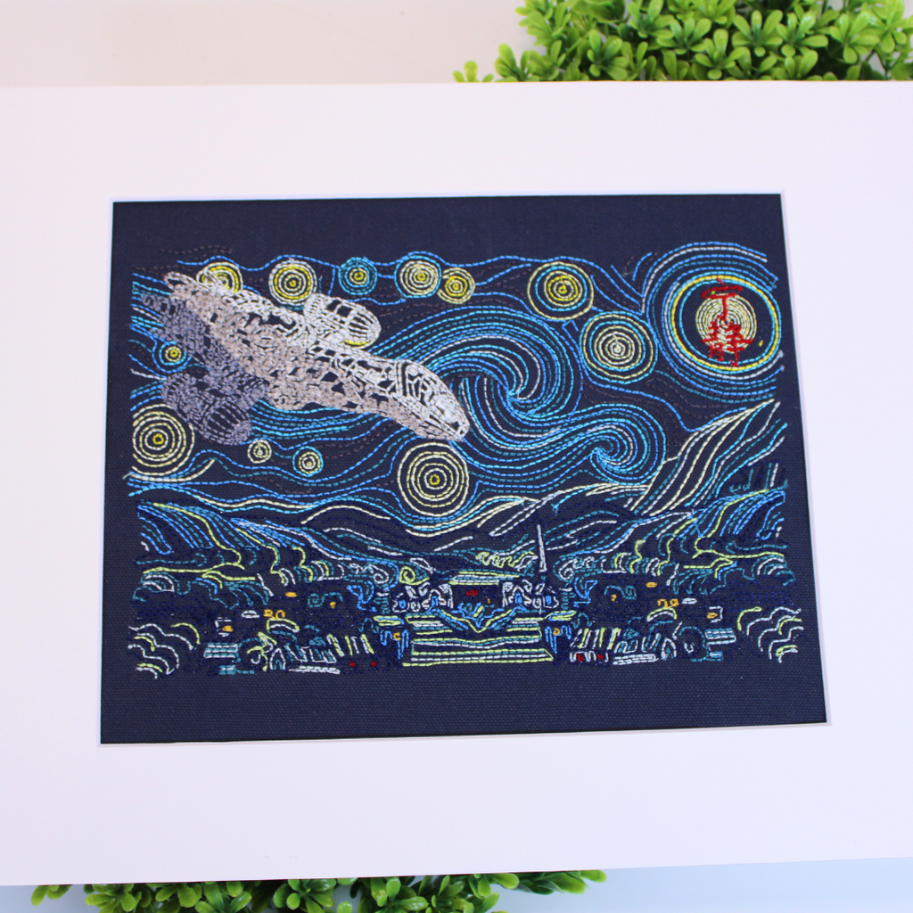 Starry Serenity Stitches of Art