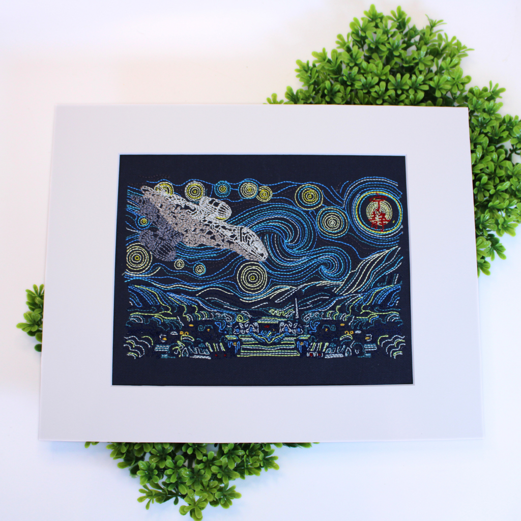 Starry Serenity Stitches of Art