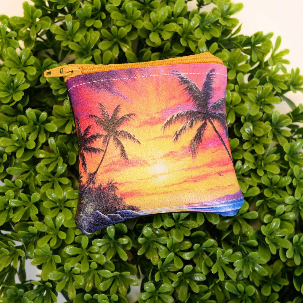 Sunset in Paradise Zipper Bags