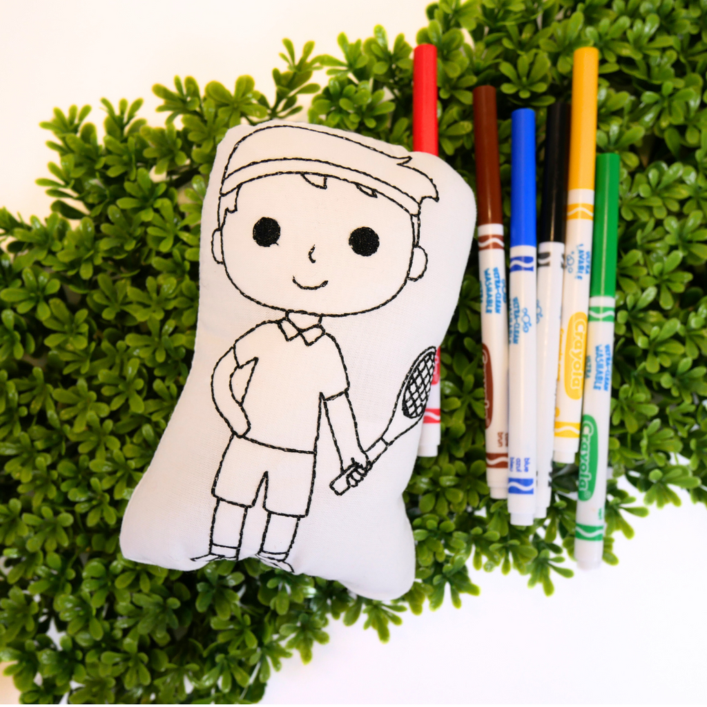 Tennis Doodle Dolls