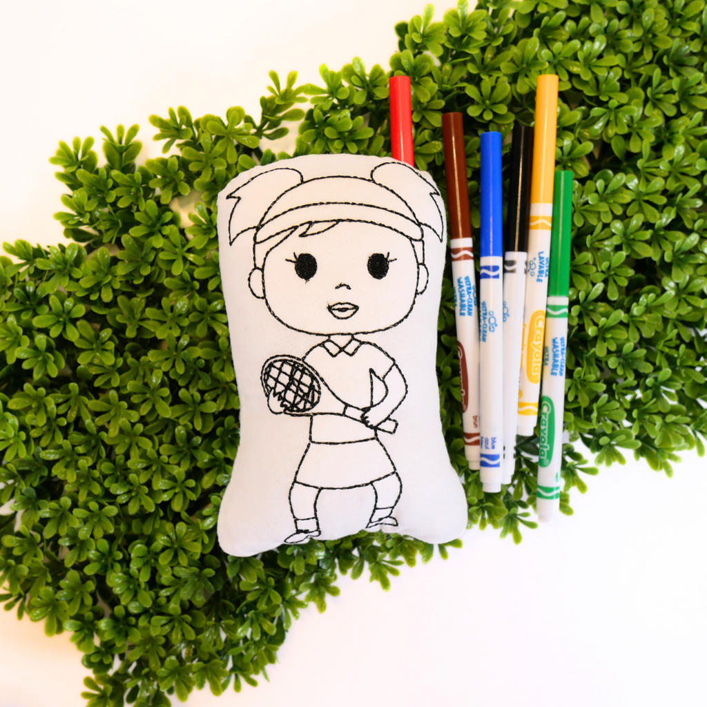 Tennis Doodle Dolls