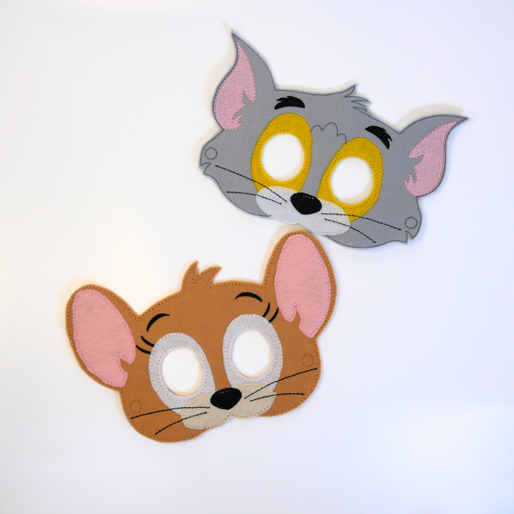Cat & Mouse Felt Masks