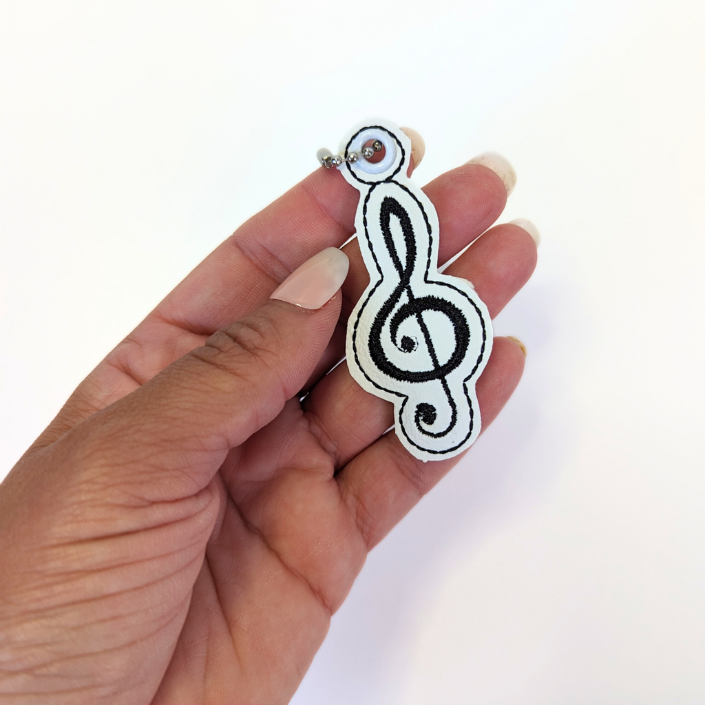 Treble Clef Bag Charm