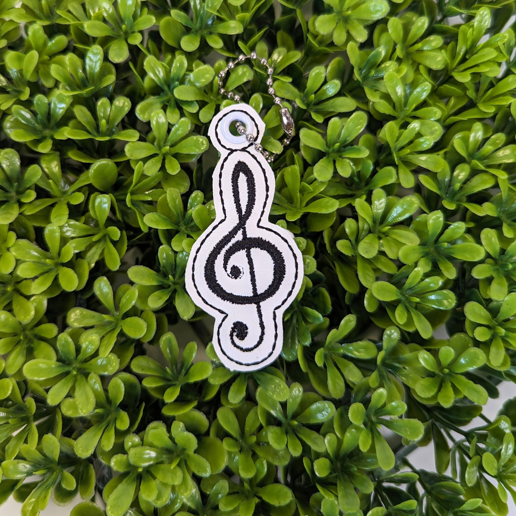 Treble Clef Bag Charm