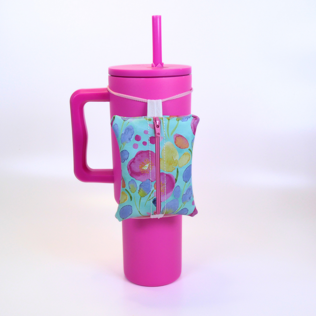 Tumbler and Water Bottle Bag - Florals