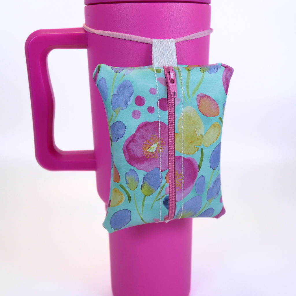 Tumbler and Water Bottle Bag - Florals