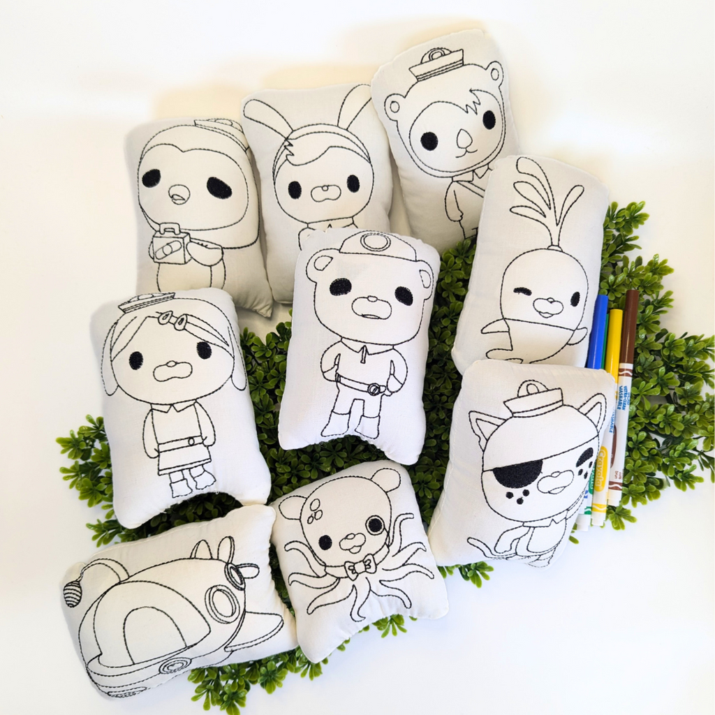 Underwater Explorers Doodle Dolls