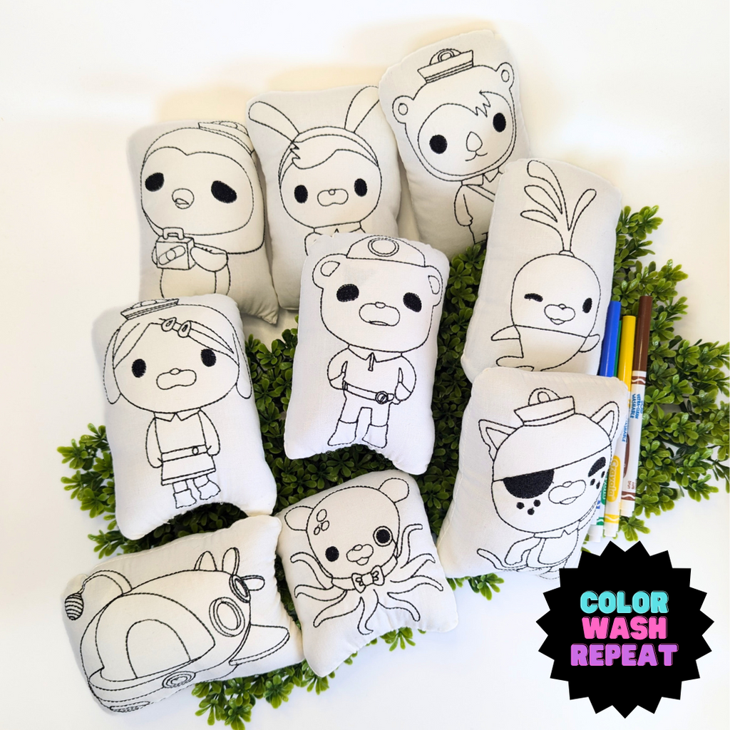 Underwater Explorers Doodle Dolls