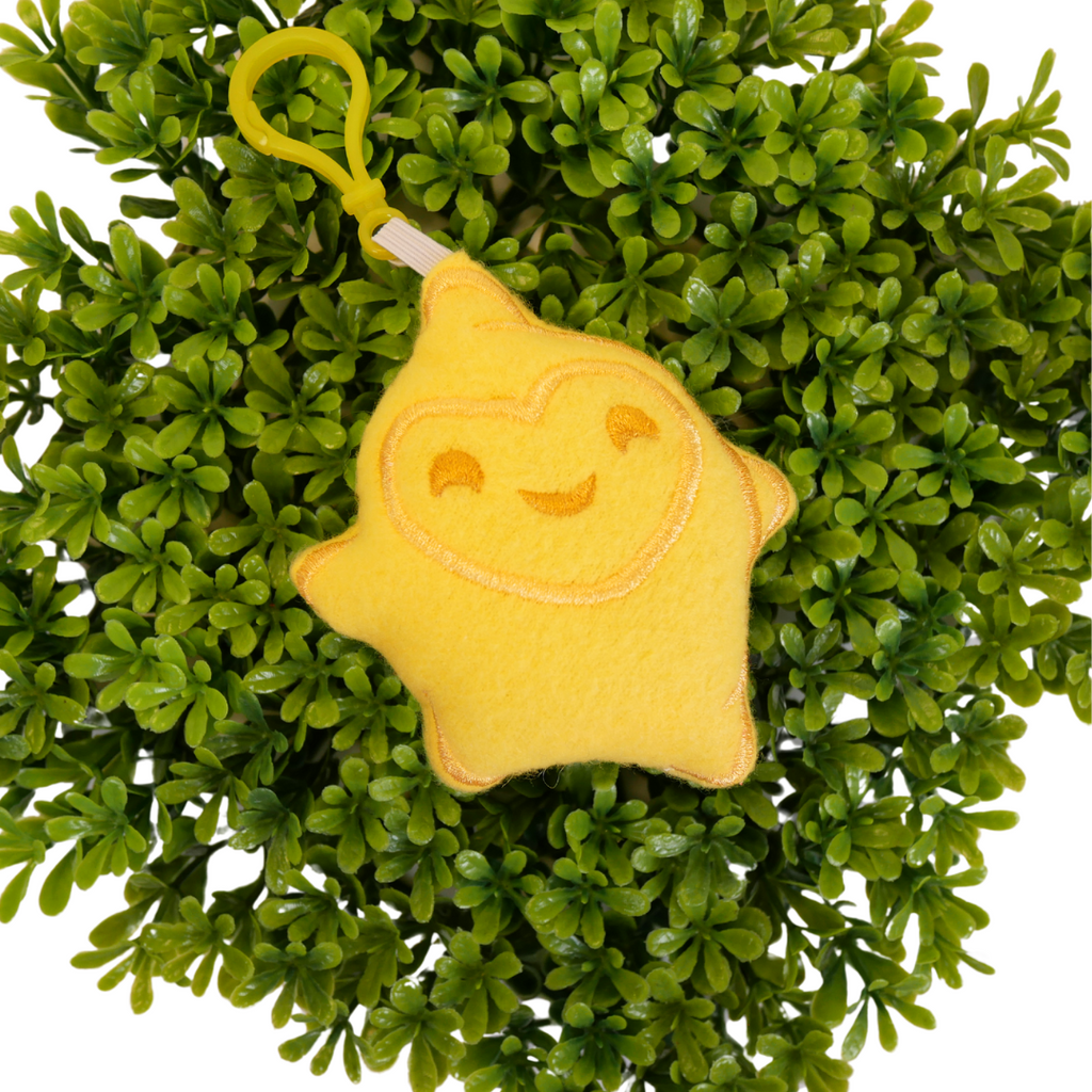 Wish star plush bag buddy keychain