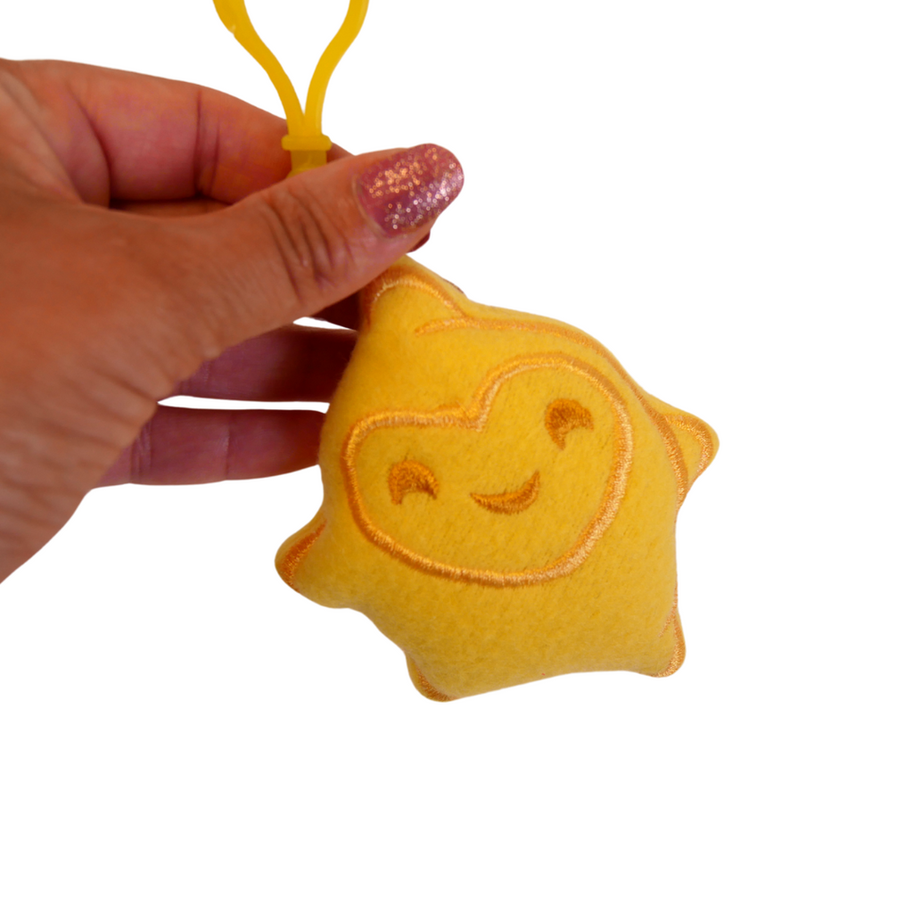 Wish star plush bag buddy keychain