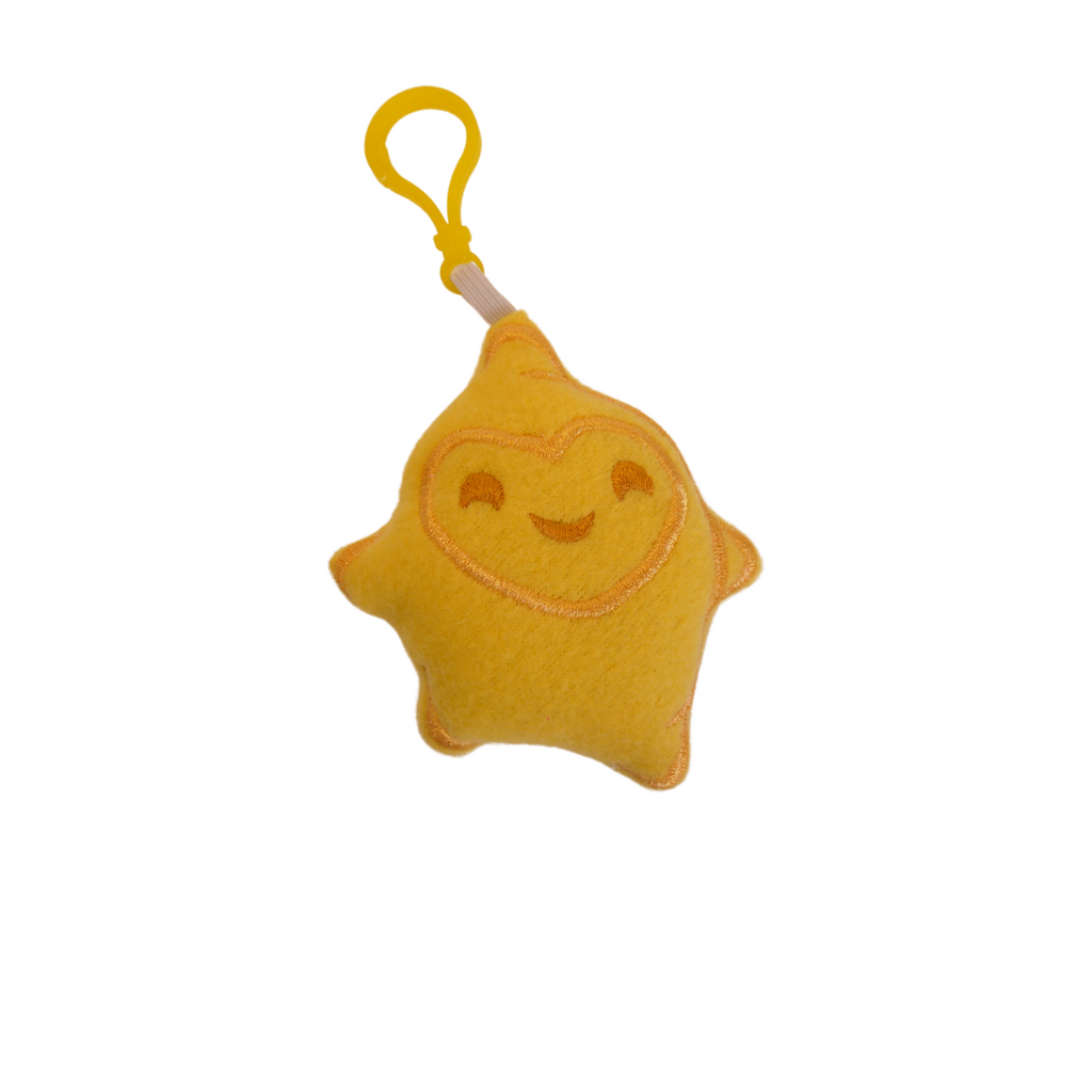 Wish star plush bag buddy keychain