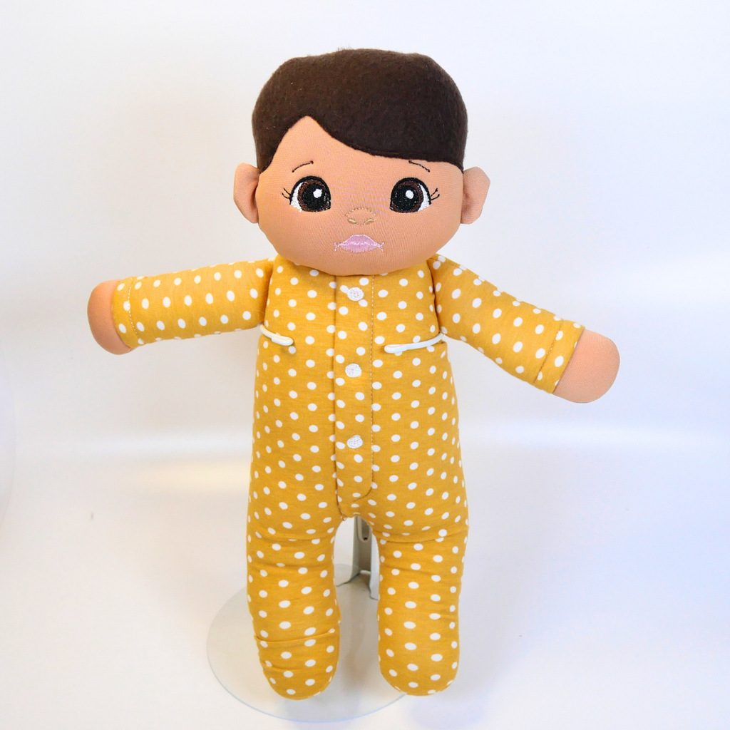 Cuddle Cuties: Yellow Polka Dot