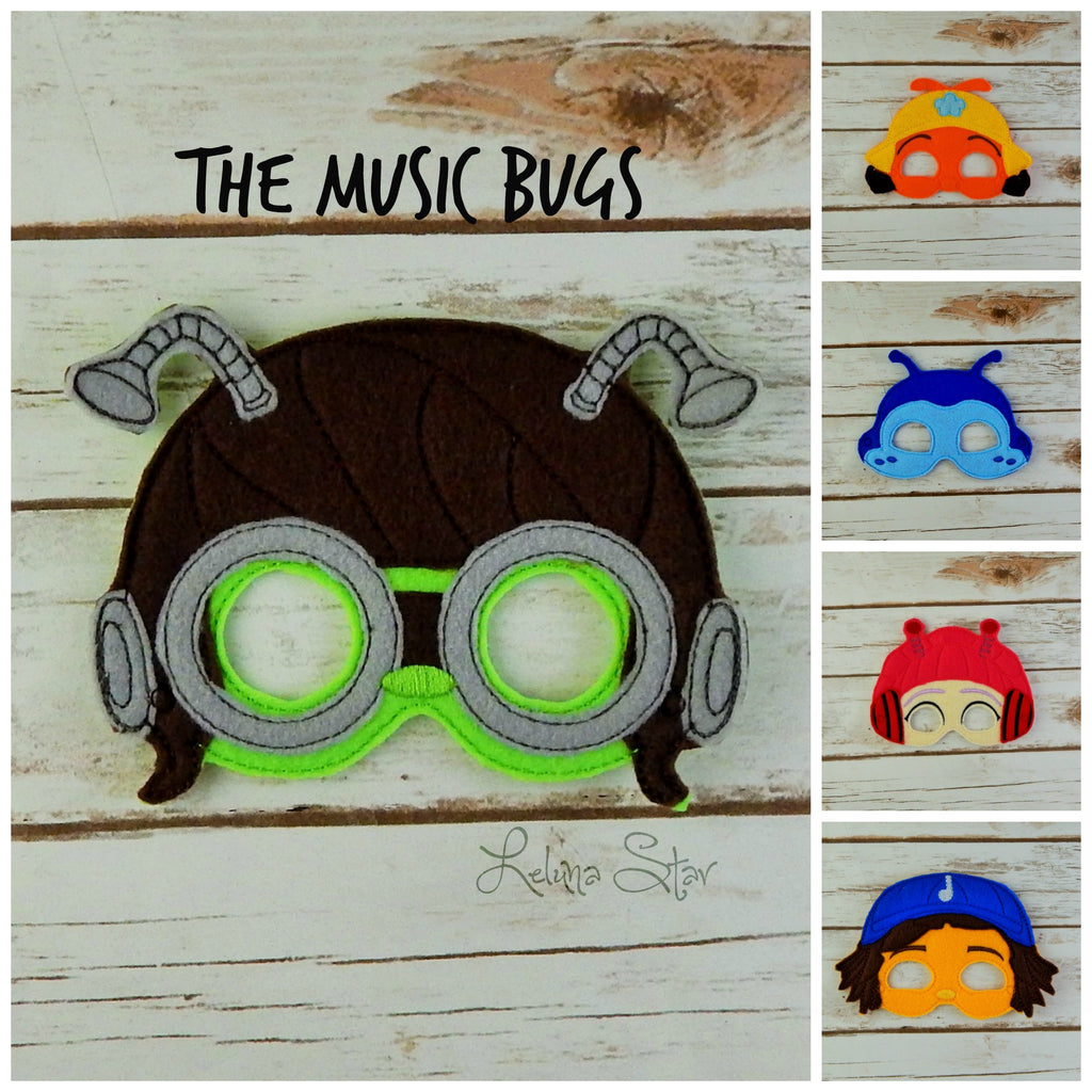 Music Bugs Masks
