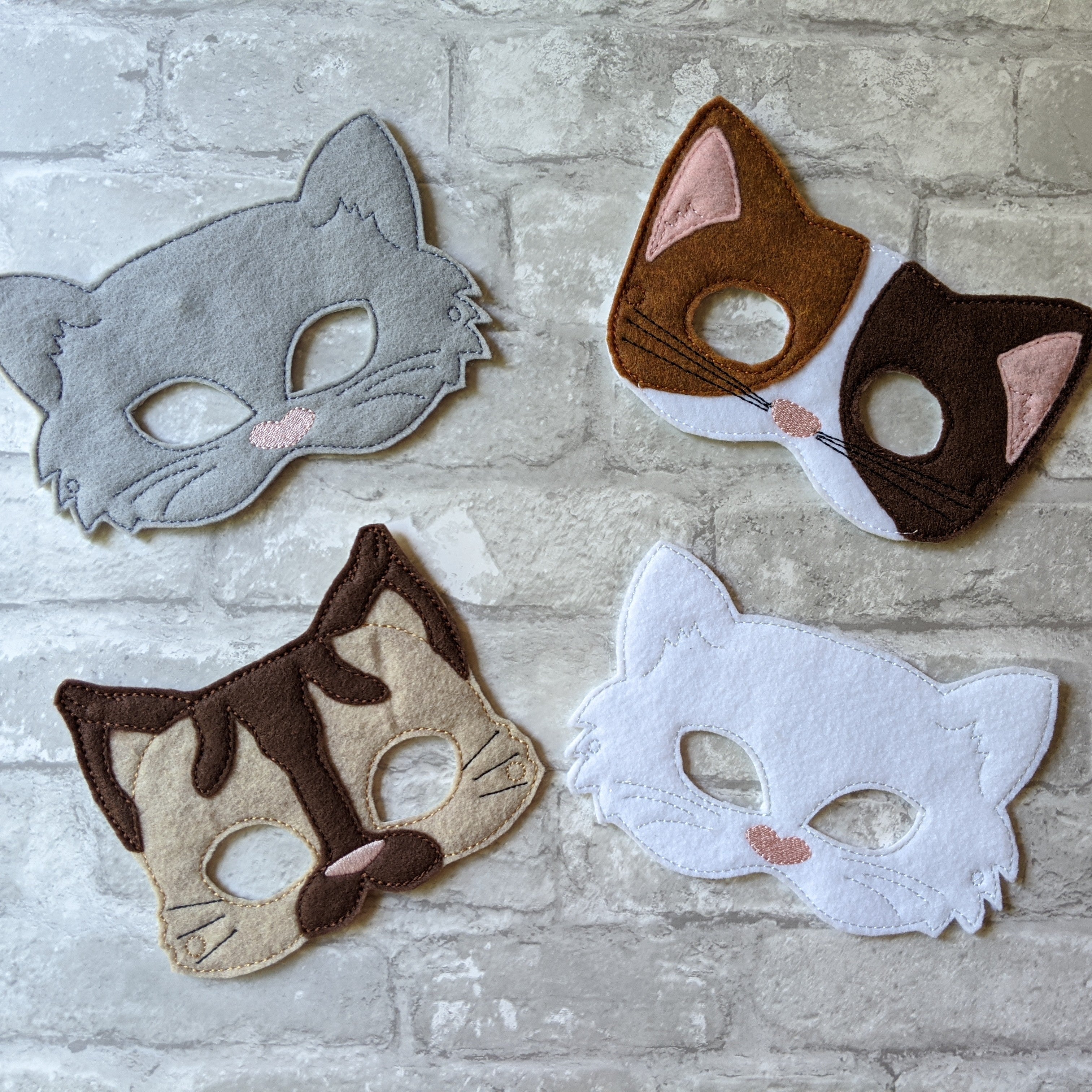 Cat Masks Calico Cat Mask / Small