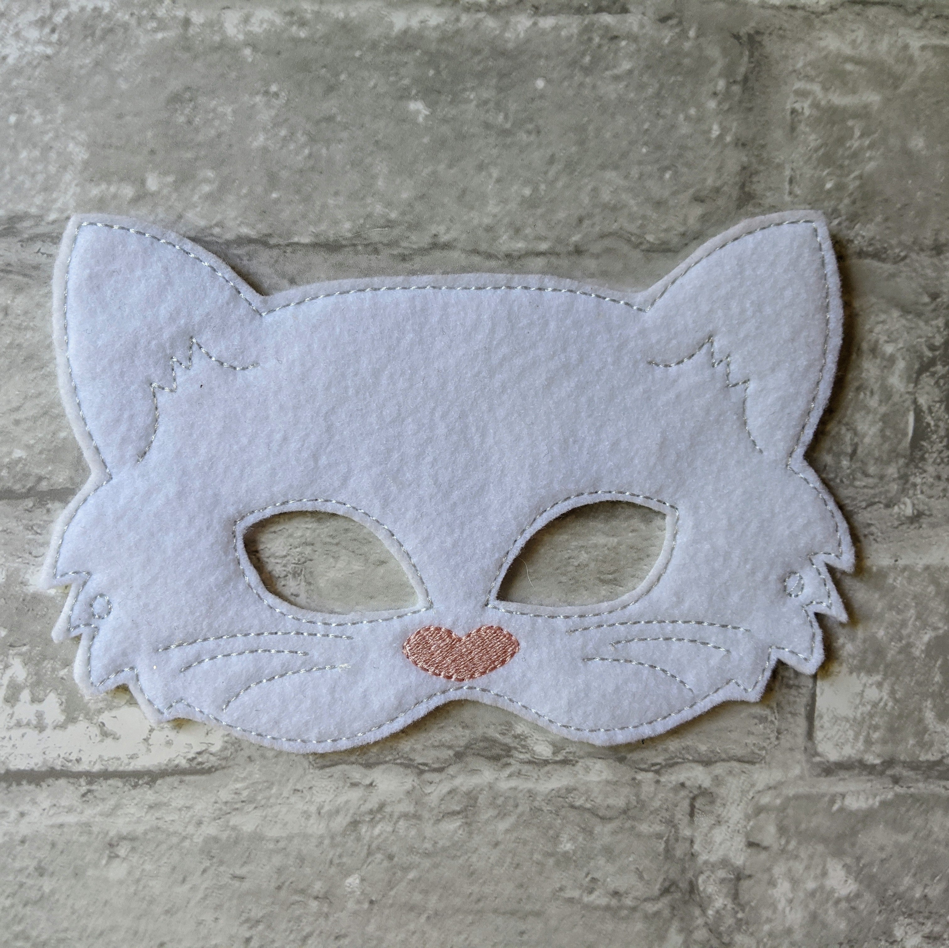 Cat Masks White Cat Mask / Small