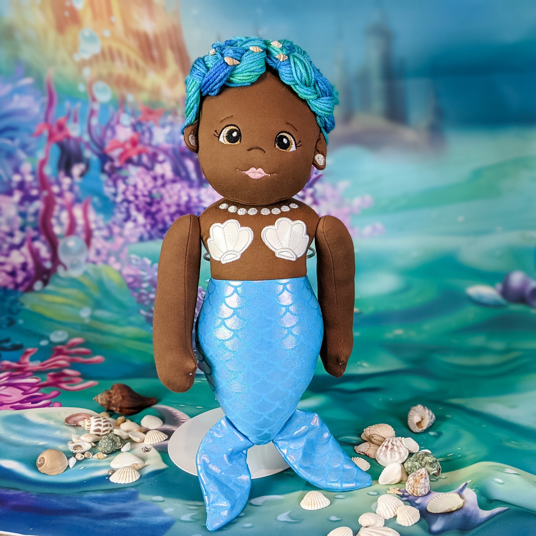 Custom Mermaid Doll make your own doll that looks like you – Leluna Star