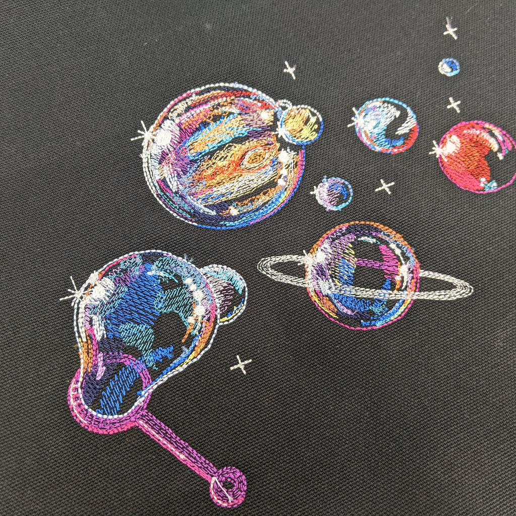 Bubble Solar System Stitches of Art