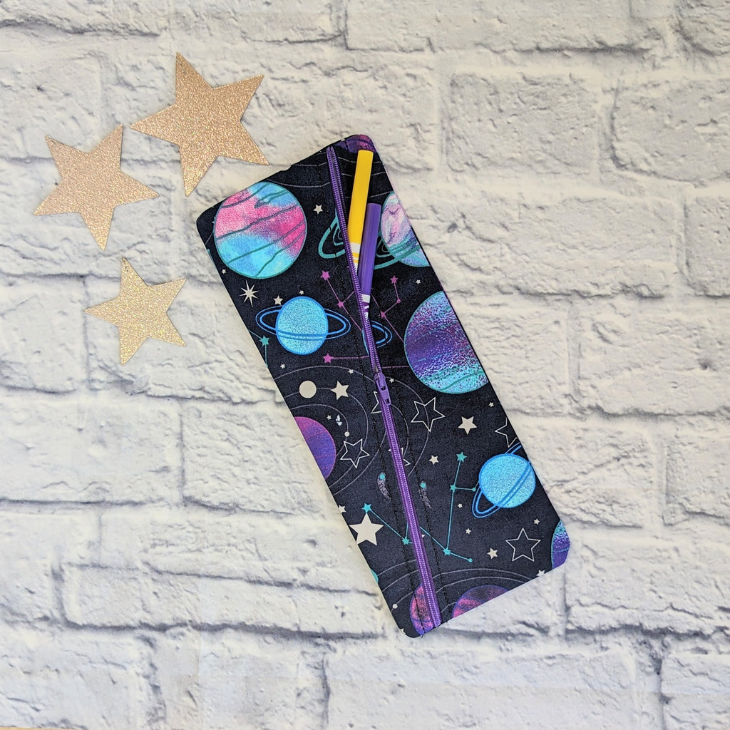Outer Space Zipper Bags