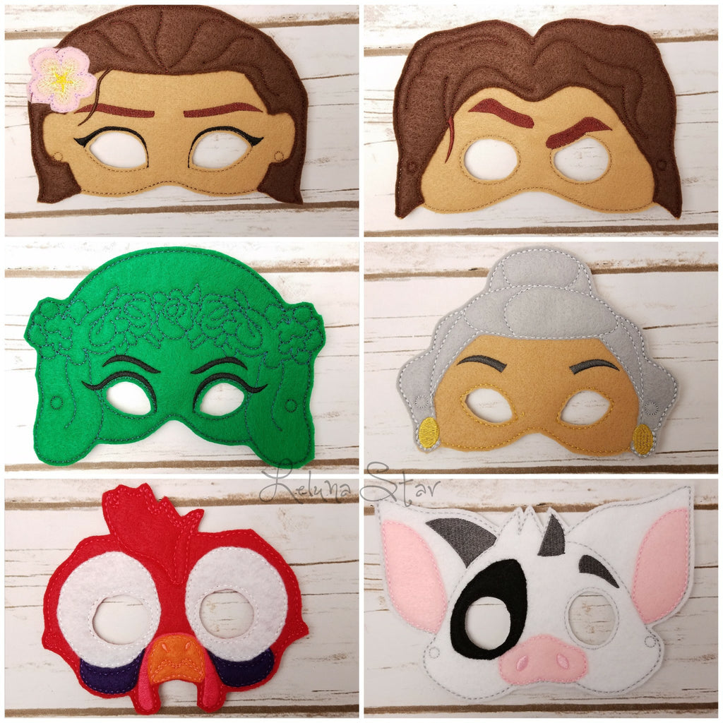 Island Princess Masks