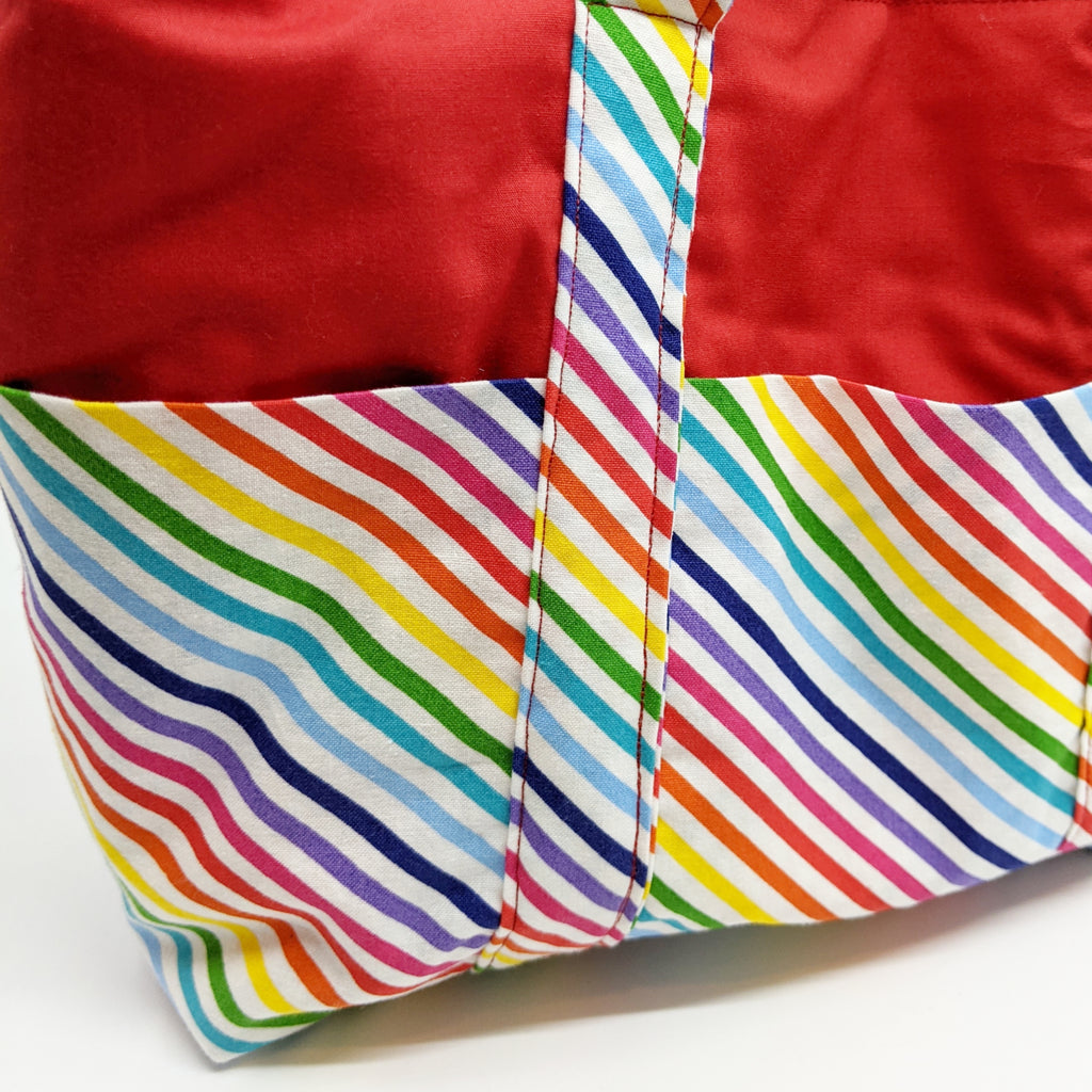 Tenacious Totes - Rainbow Stripes