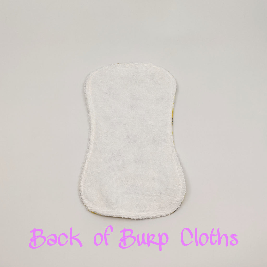 Back of Burp Cloth